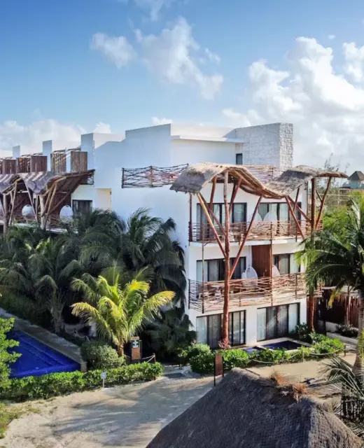 aerial view of Mystique Holbox by Royalton