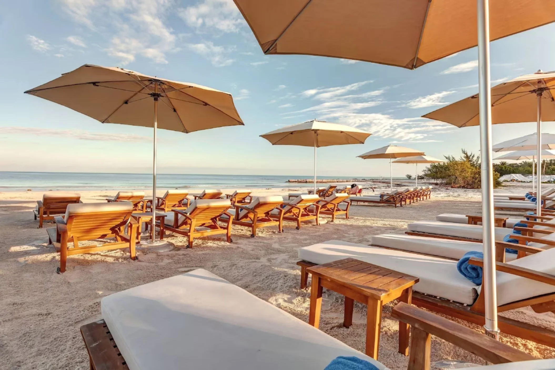 private beach at Mystique Holbox by Royalton