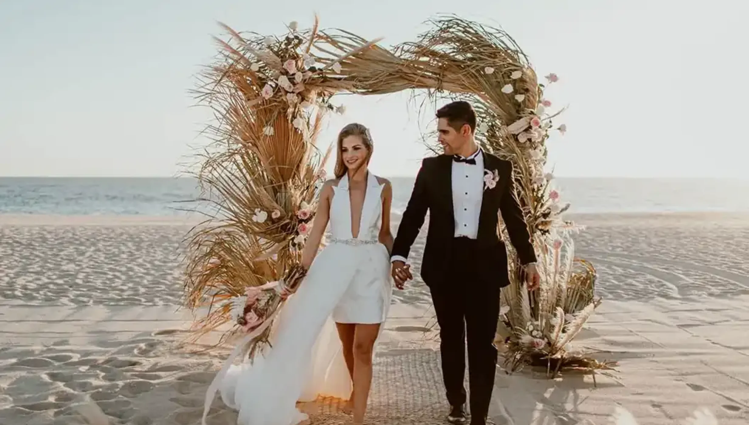 Ceremony on the beach at Nobu Hotel Los Cabos