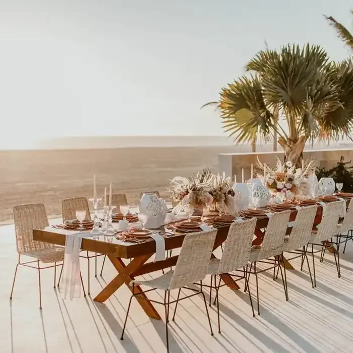 Dinner reception at Nobu Hotel Los Cabos