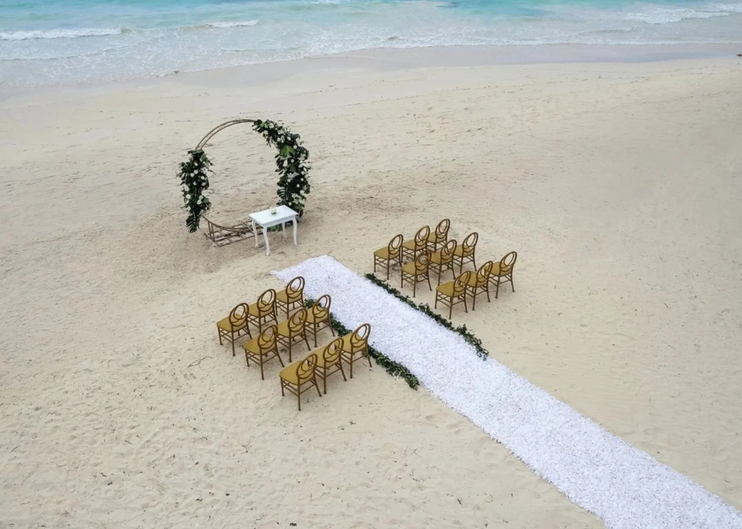 beach venue at Ocean Allure Costa Mujeres