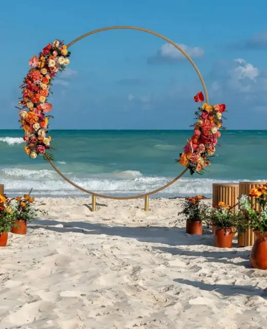 beach venue at ocean allure costa mujeres