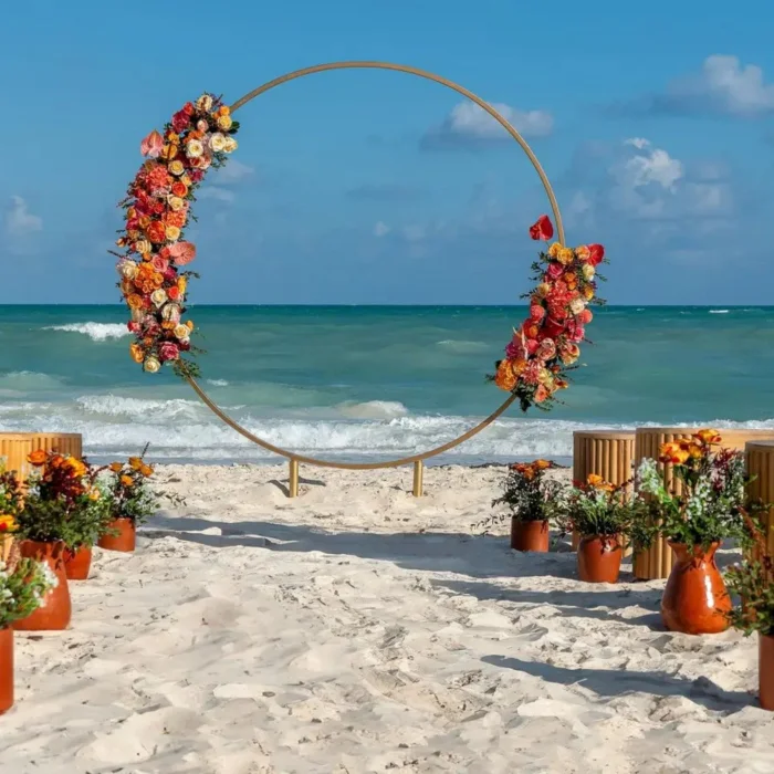 beach venue at ocean allure costa mujeres