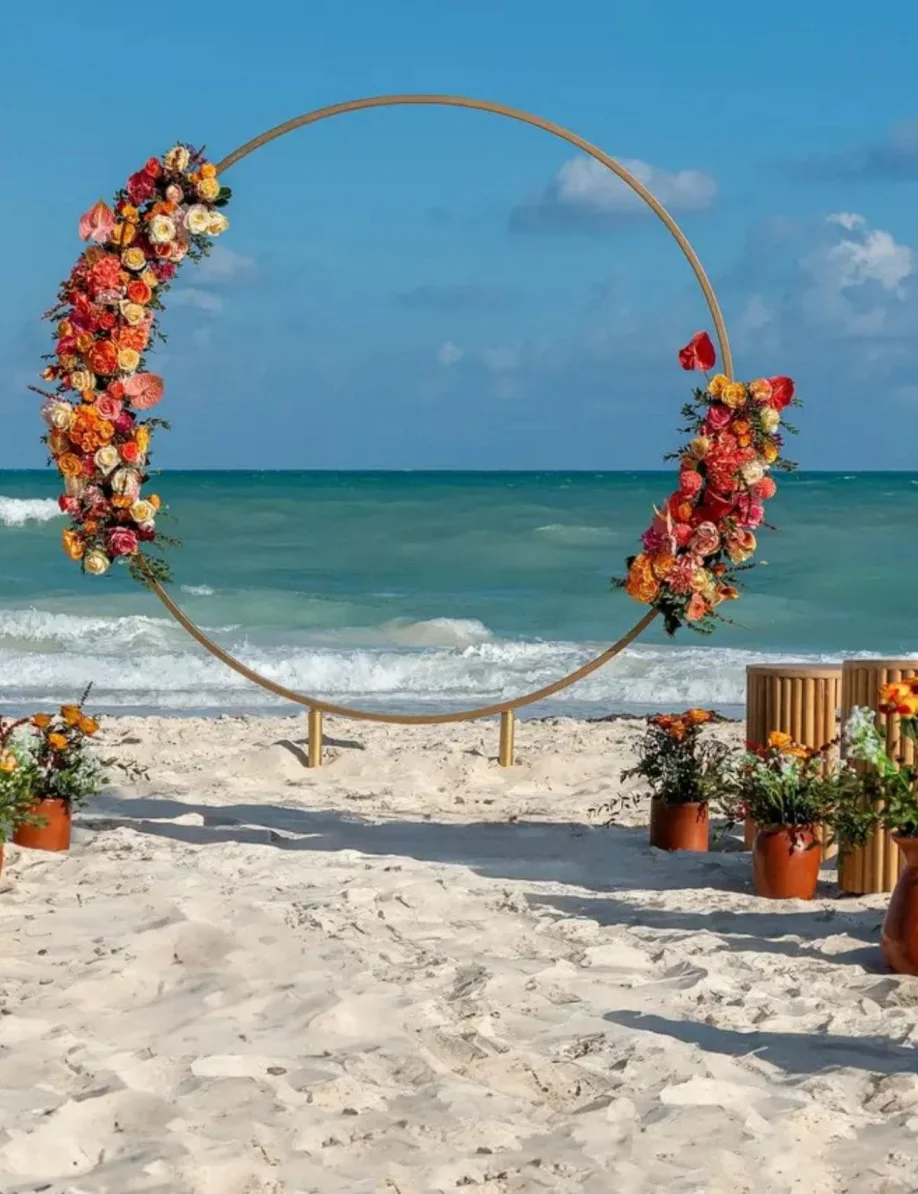beach venue at ocean allure costa mujeres