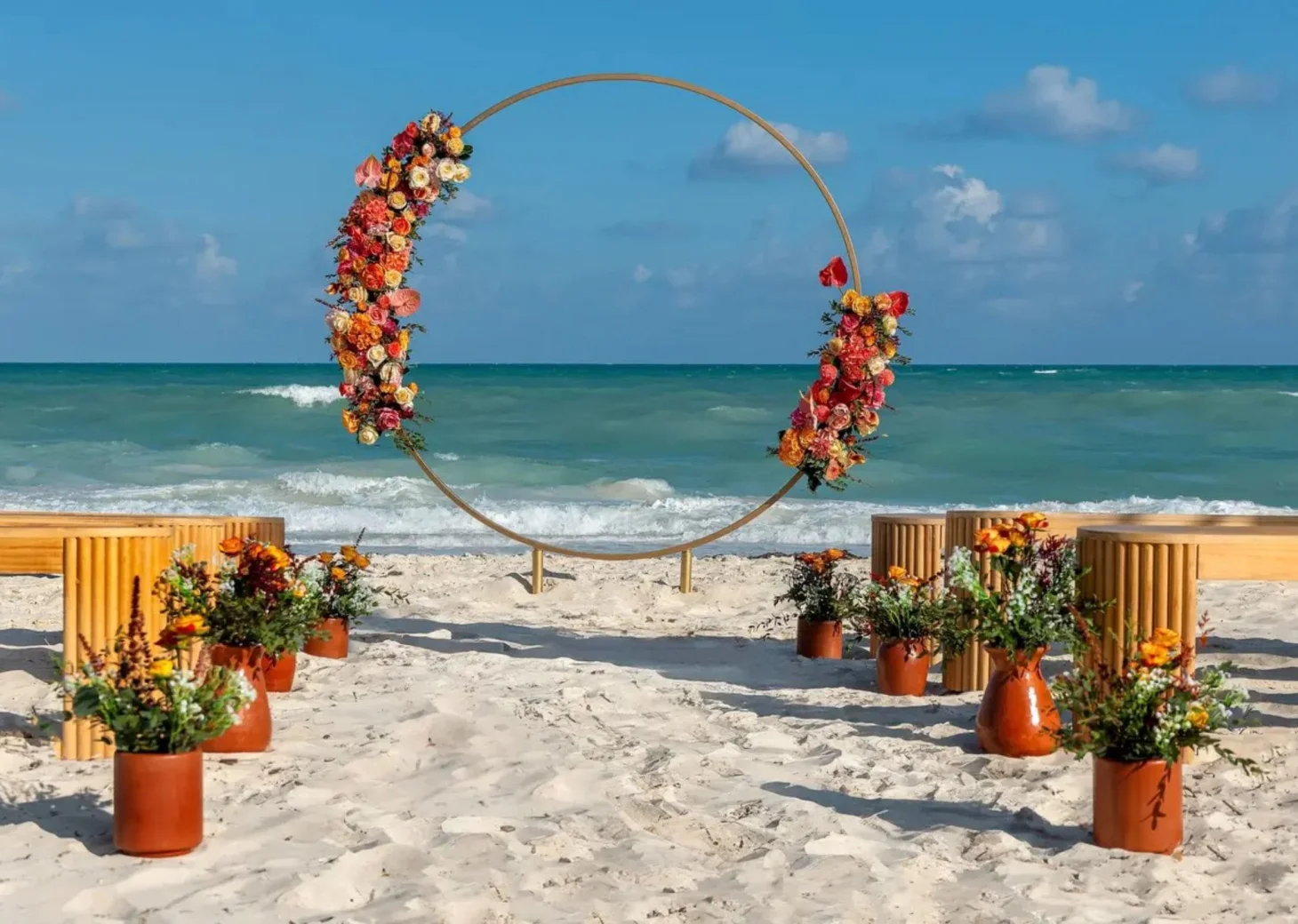 beach venue at ocean allure costa mujeres