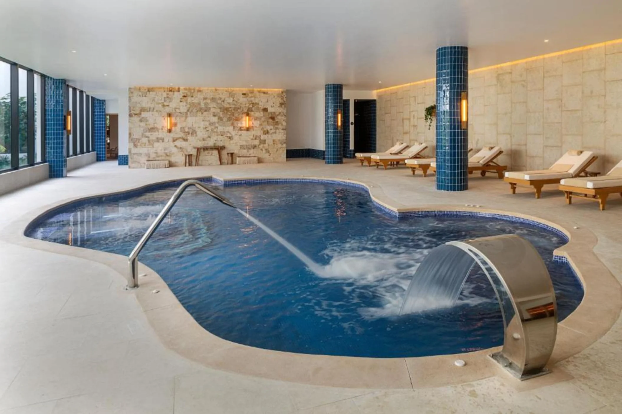 pool at the spa at Ocean Allure Costa Mujeres