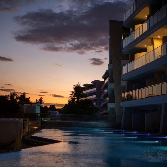 Palmaia - The House of AiA in the evening