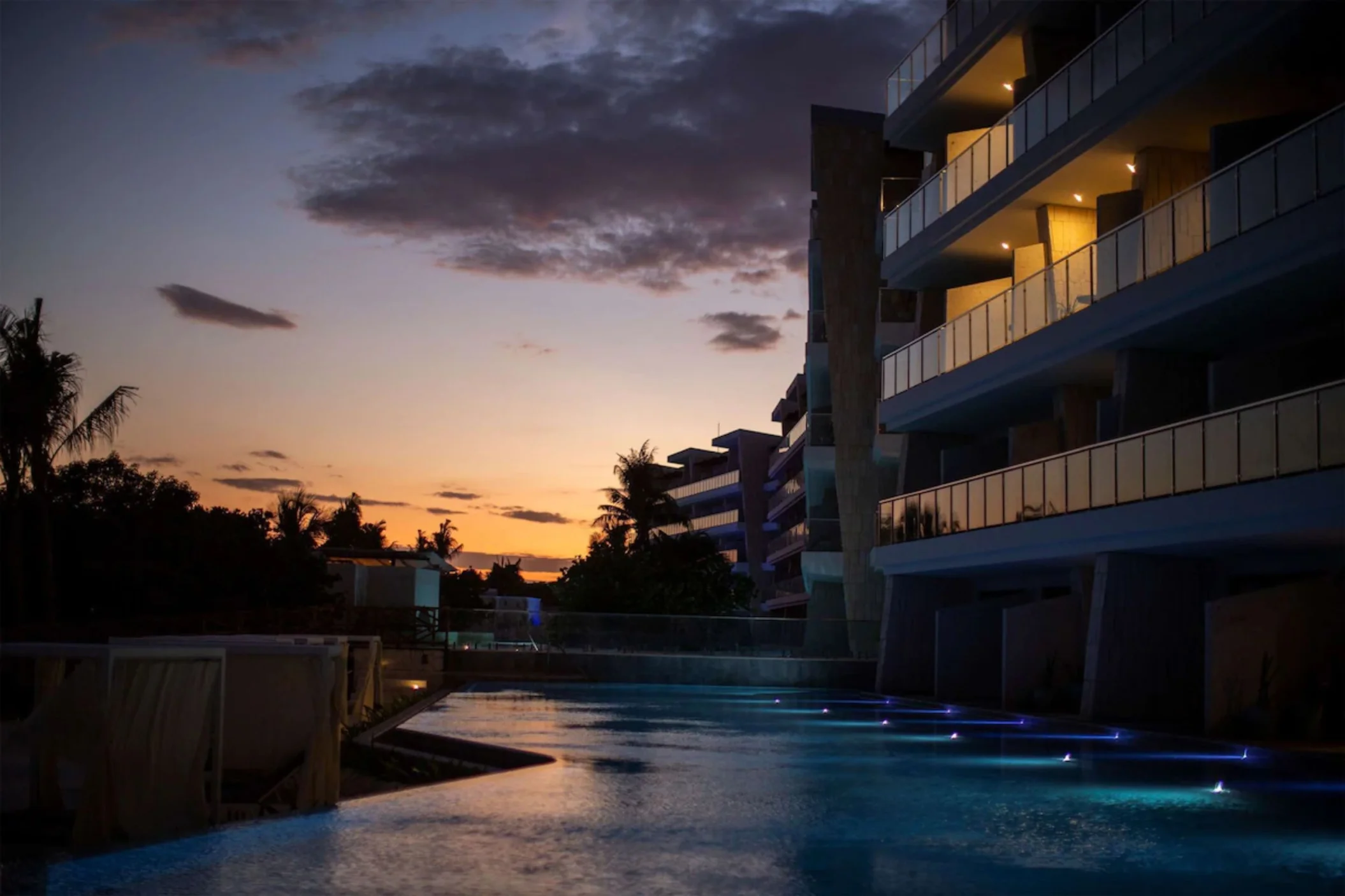 Palmaia - The House of AiA in the evening