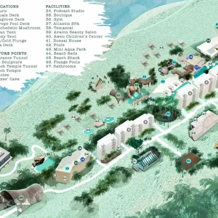 map of resort Palmaia - The House of AiA