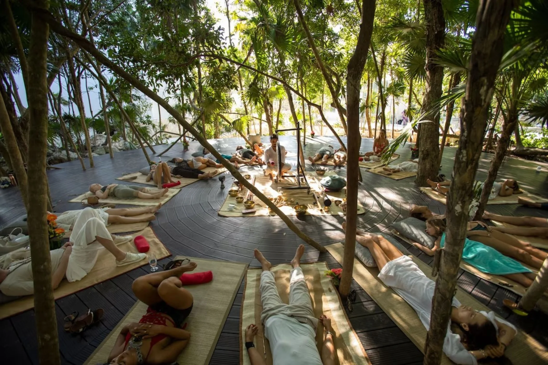 wellness session at Palmaia - The House of AiA