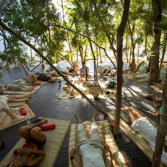 wellness session at Palmaia - The House of AiA