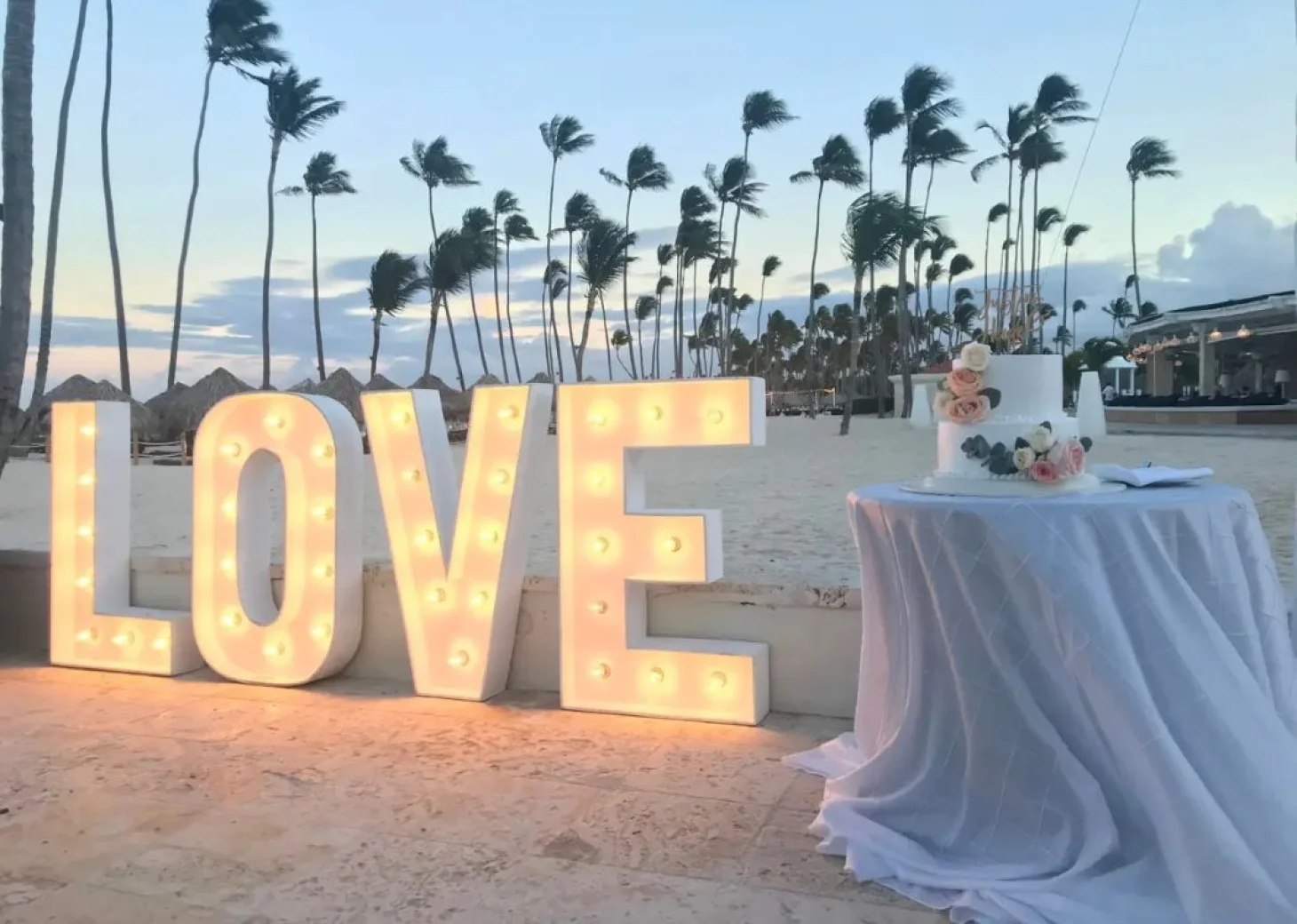 kanna beach venue at Paradisus Palma Real