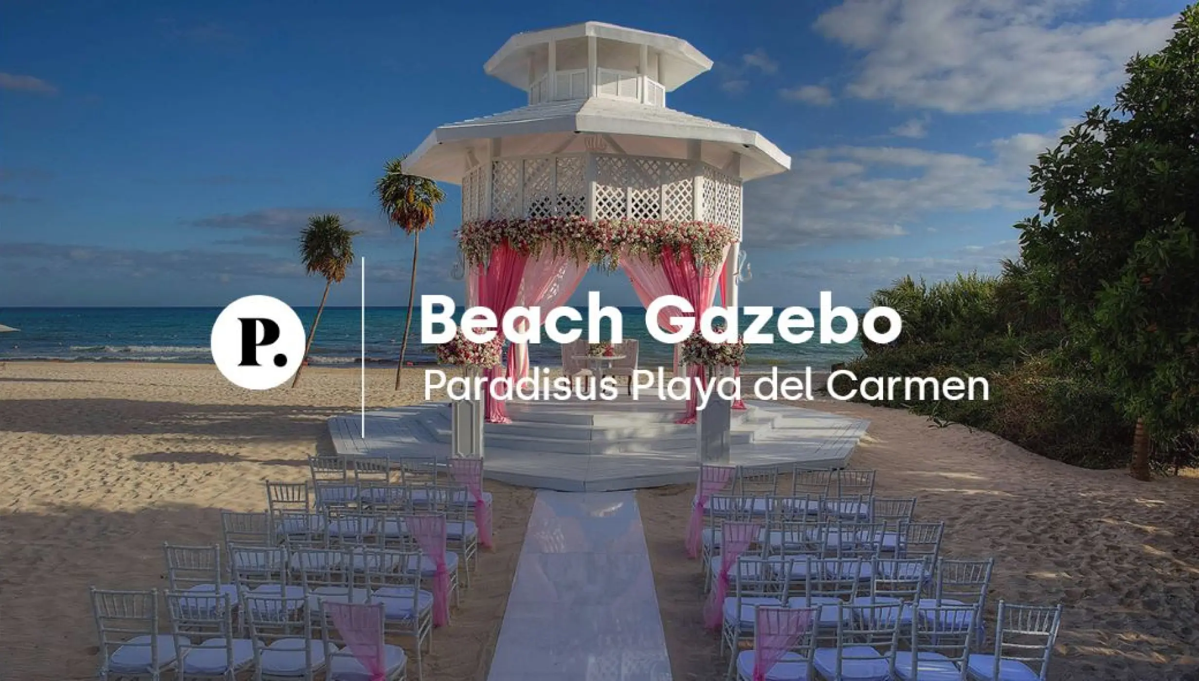 Beach Gazebo wedding venue video review at Paradisus Playa del Carmen