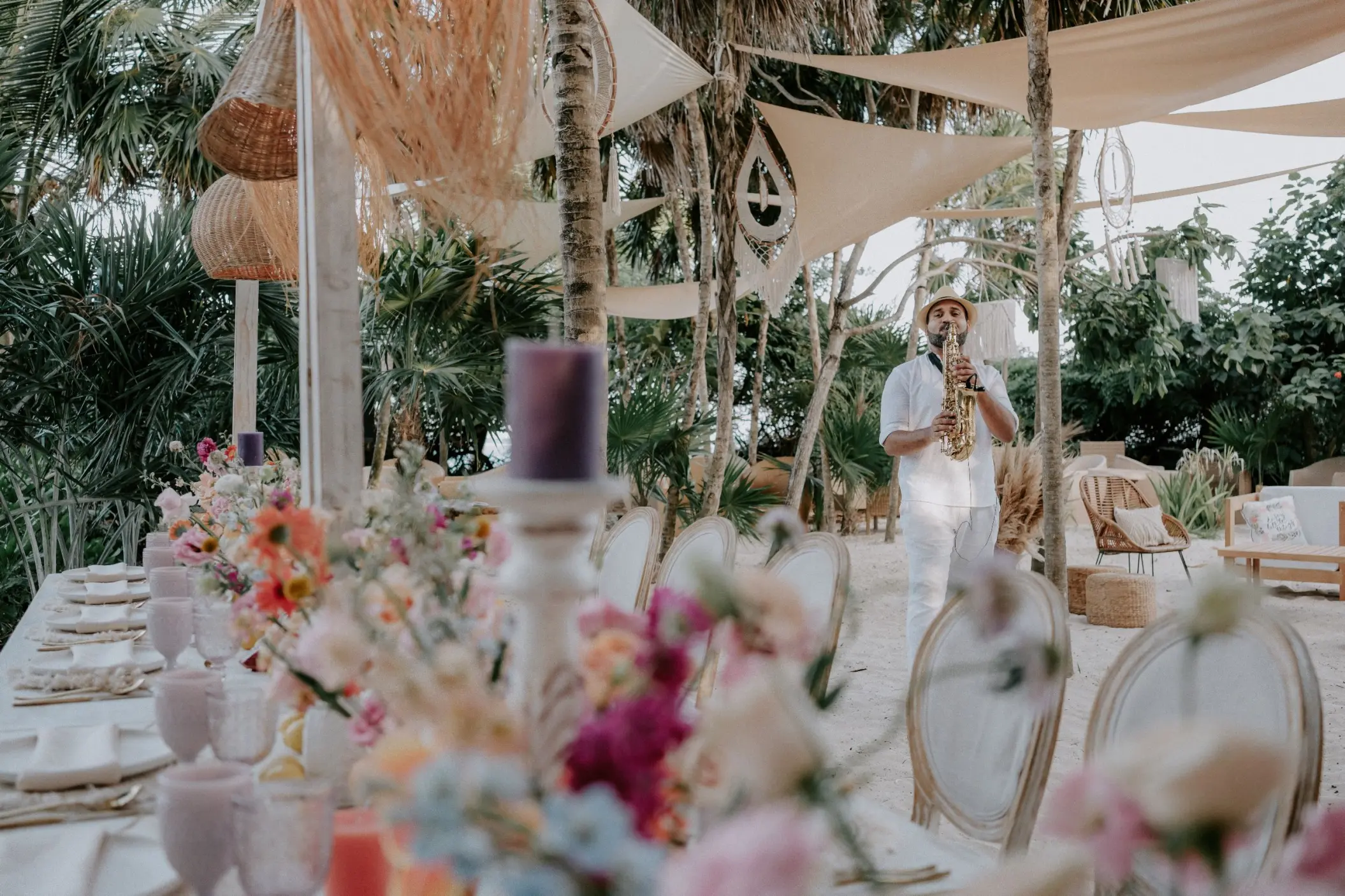 Kanna beach venue at Paradisus Playa Del Carmen and La Perla