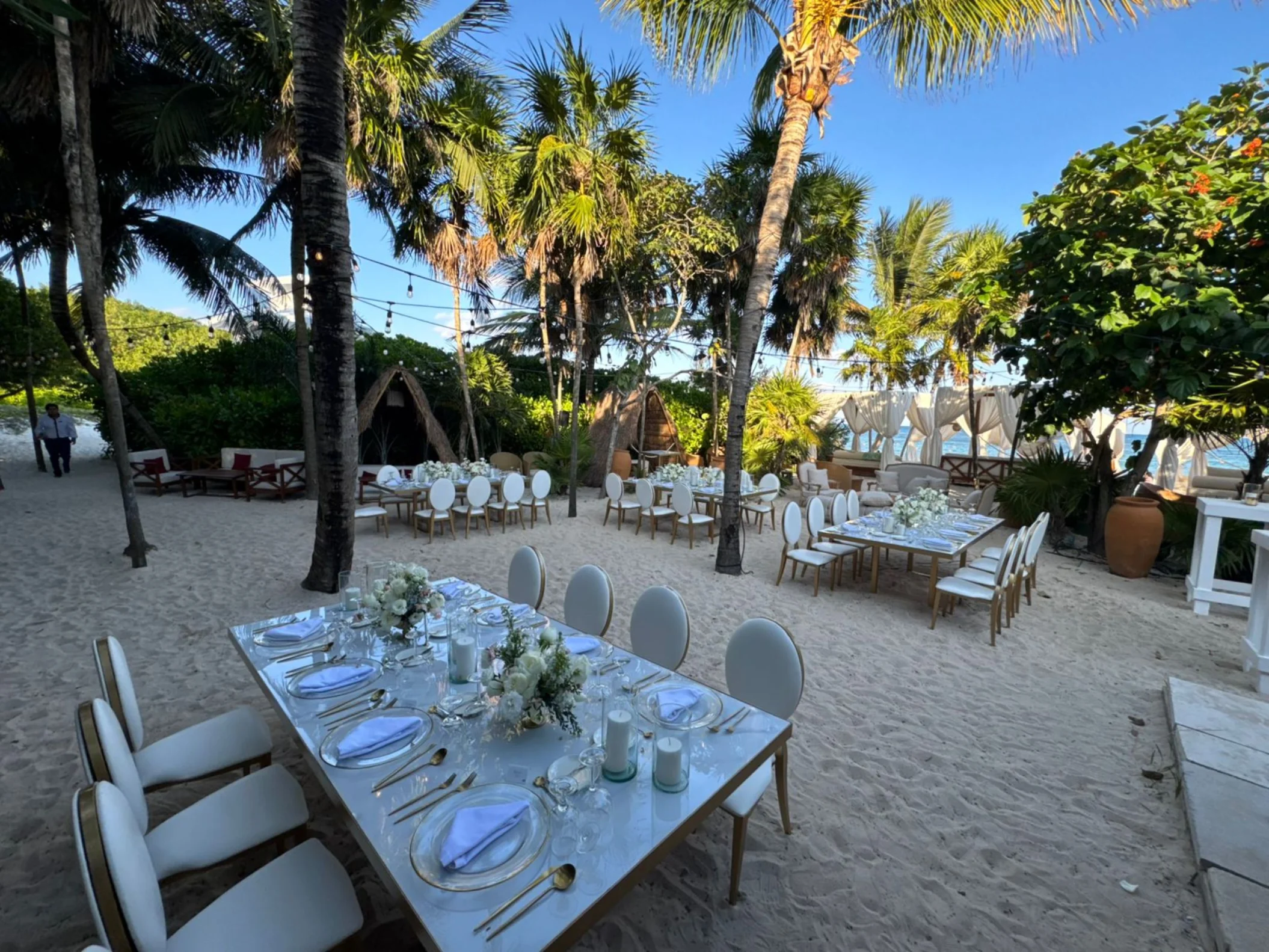 Kanna beach venue at Paradisus Playa Del Carmen and La Perla