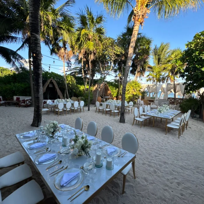 Kanna beach venue at Paradisus Playa Del Carmen and La Perla