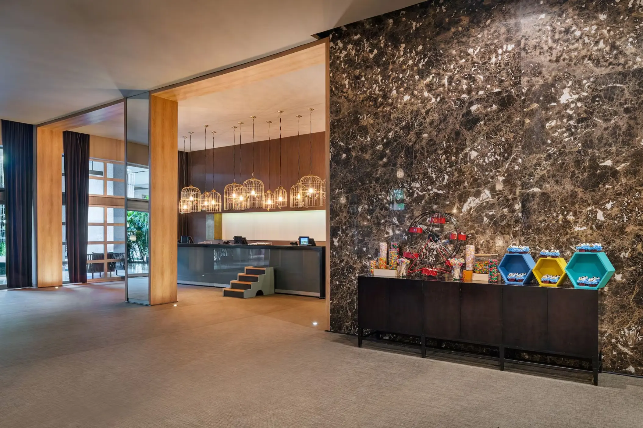 lobby at Paradisus Playa Del Carmen