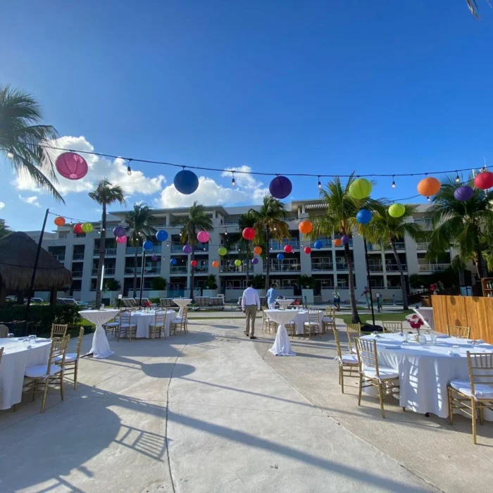 North Pool venue at Paradisus Playa Del Carmen and La Perla