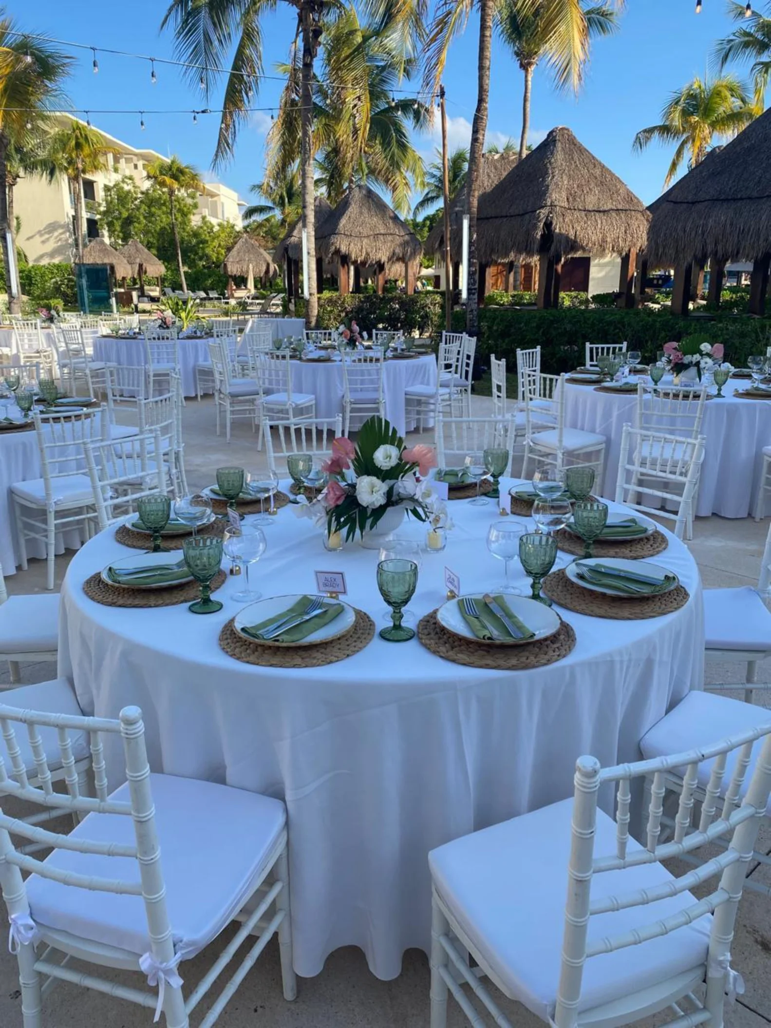 North Pool venue at Paradisus Playa Del Carmen and La Perla