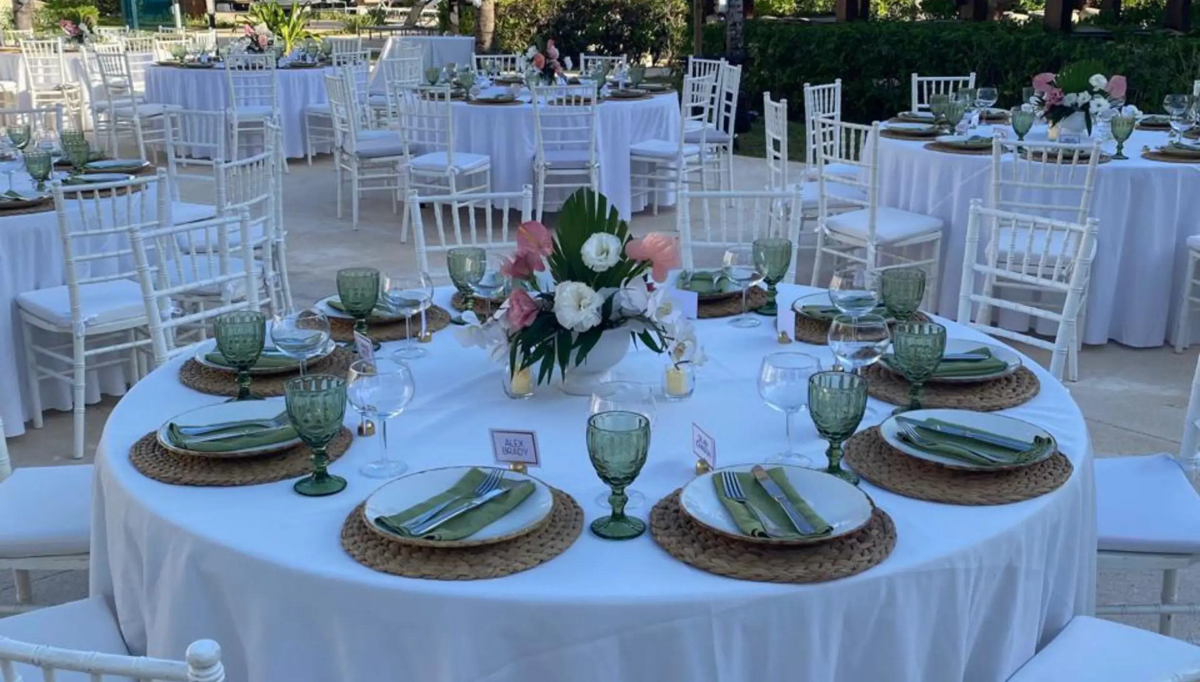 North Pool venue at Paradisus Playa Del Carmen and La Perla