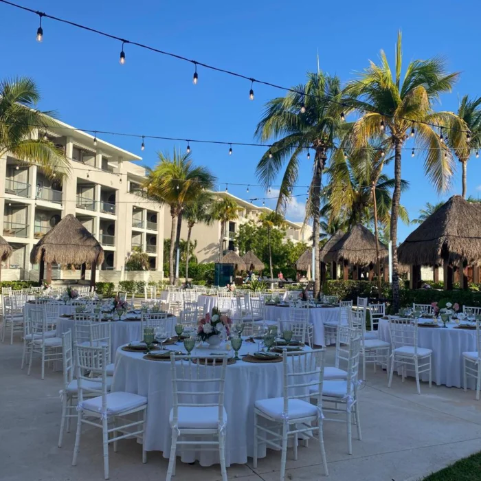 North Pool venue at Paradisus Playa Del Carmen and La Perla