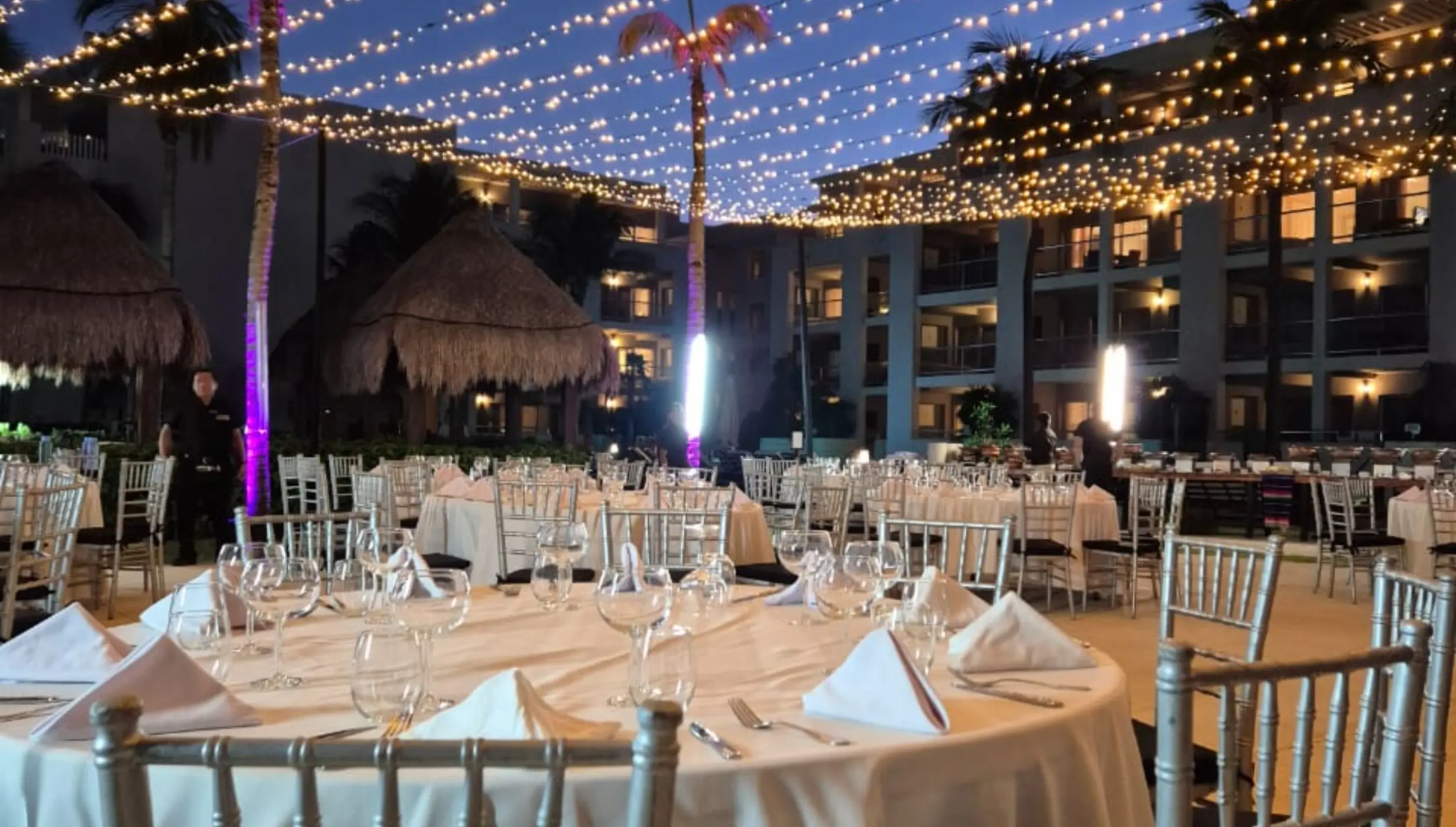 North Pool venue at Paradisus Playa Del Carmen and La Perla