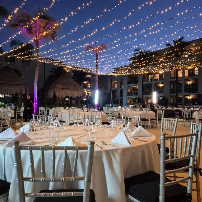North Pool venue at Paradisus Playa Del Carmen and La Perla