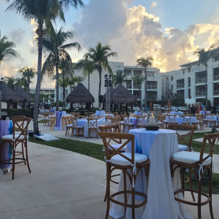 North Pool venue at Paradisus Playa Del Carmen and La Perla