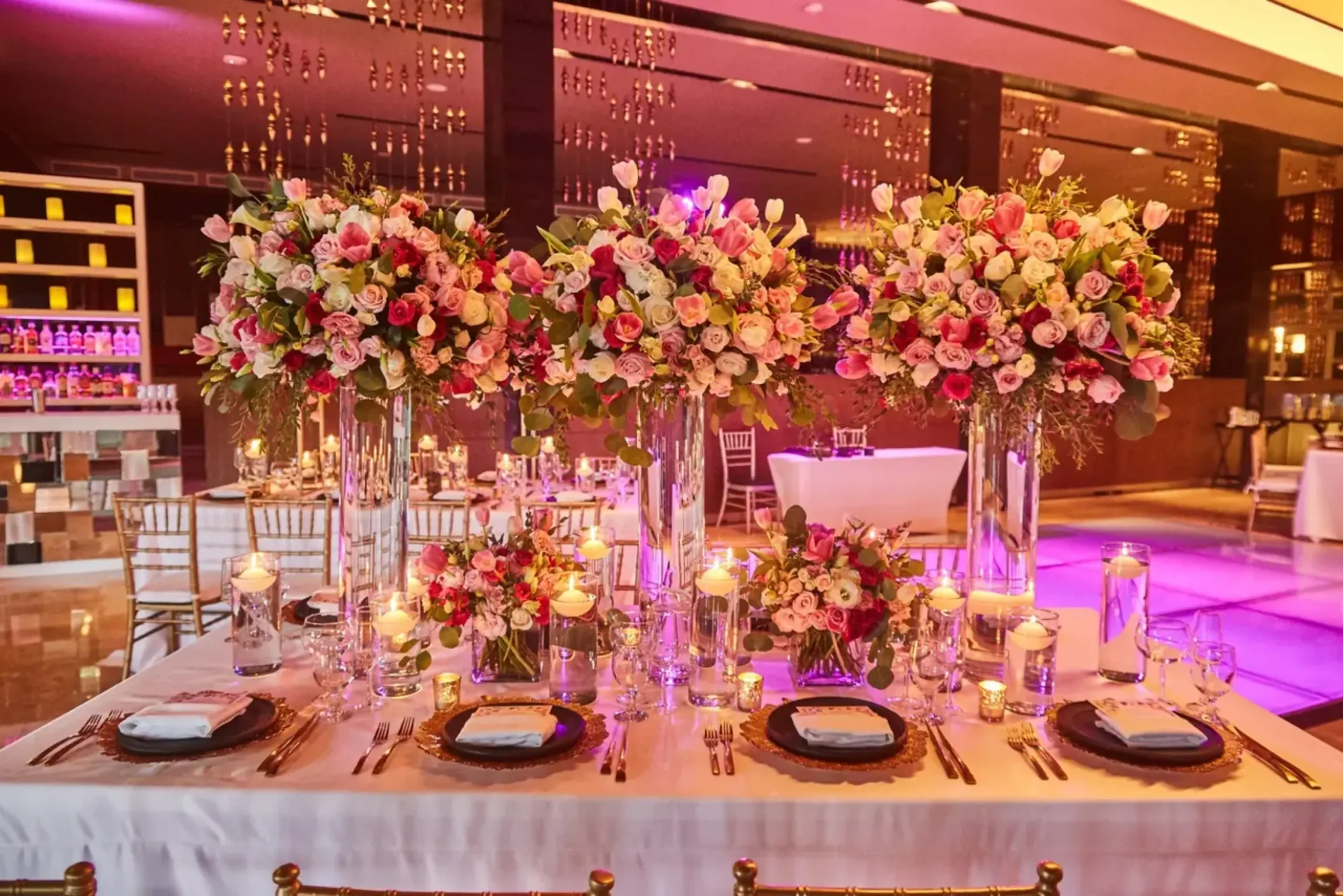 reception at Paradisus Playa Del Carmen and La Perla