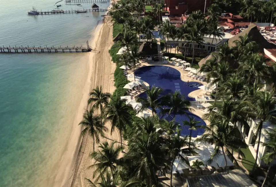 aerial view of Paraiso de la Bonita Riviera Maya