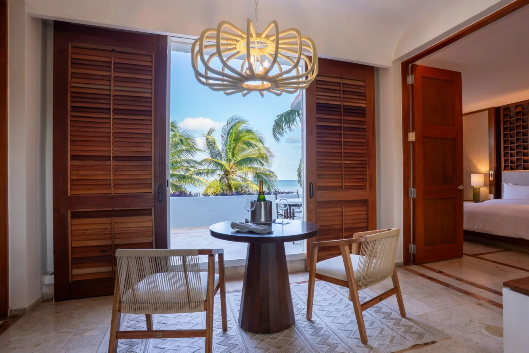 master suite ocean front at Paraiso de la Bonita Riviera Maya