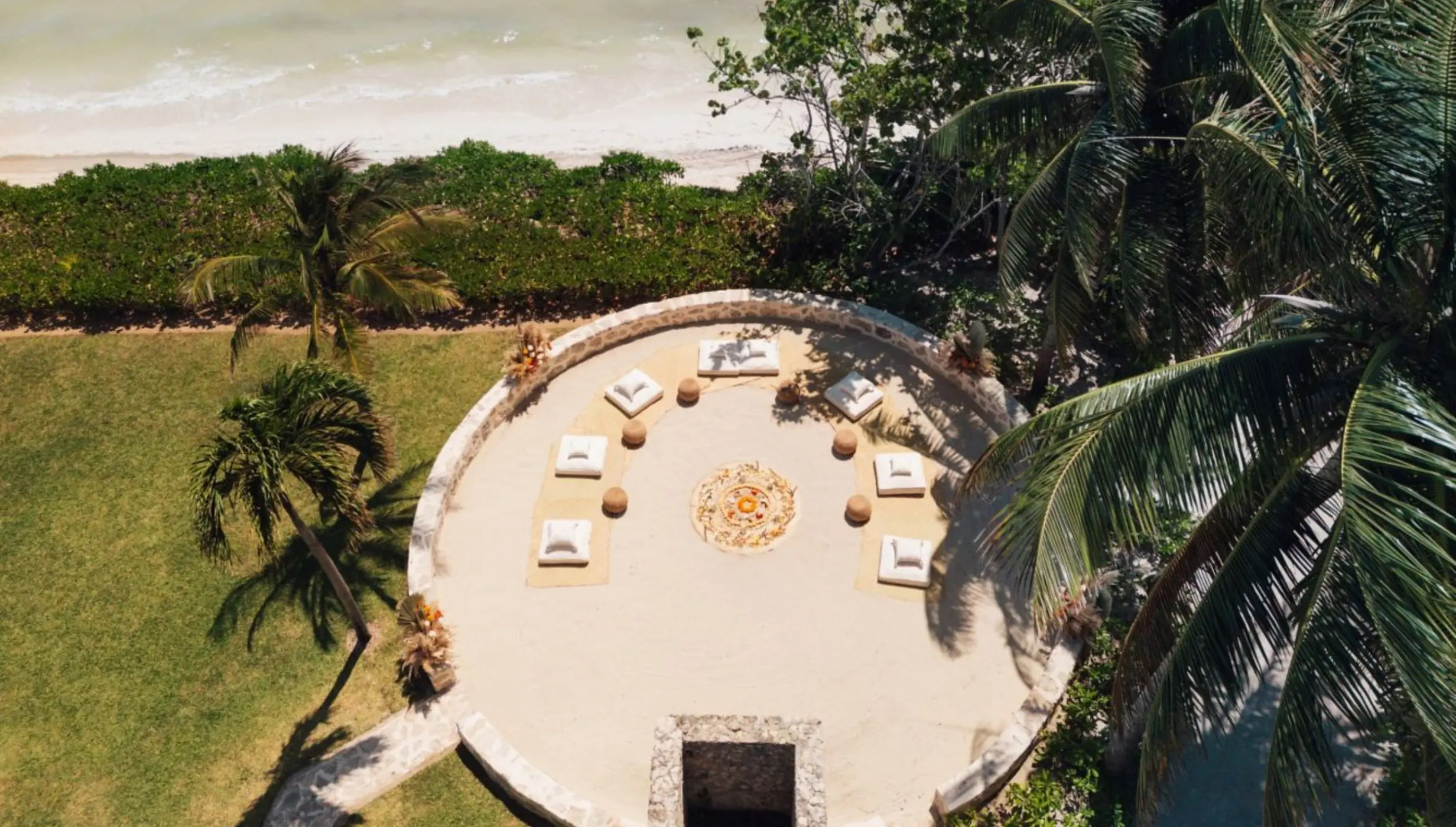 temazcal terrace venue at Paraiso de la Bonita Riviera Maya