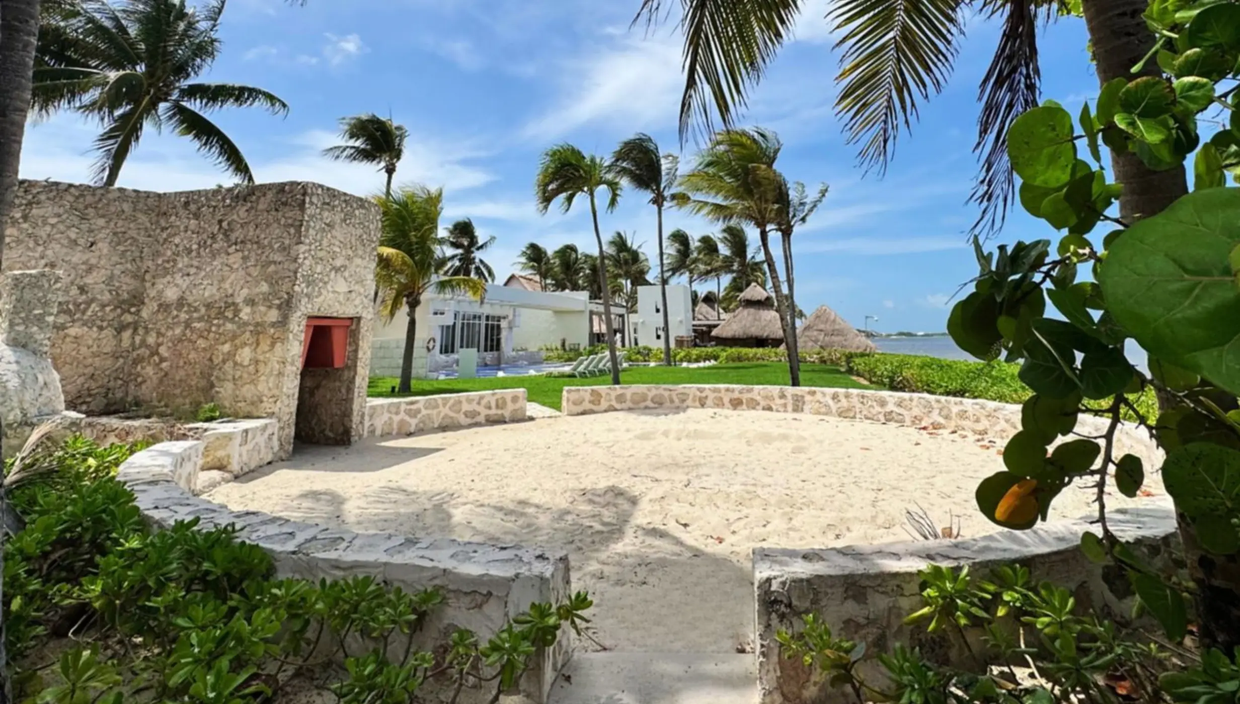 temazcal terrace venue at Paraiso de la Bonita Riviera Maya