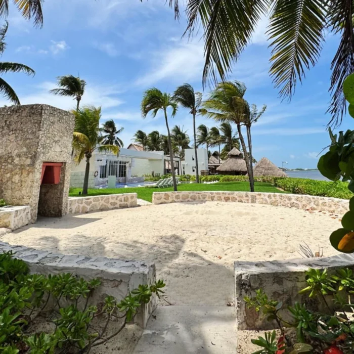 temazcal terrace venue at Paraiso de la Bonita Riviera Maya