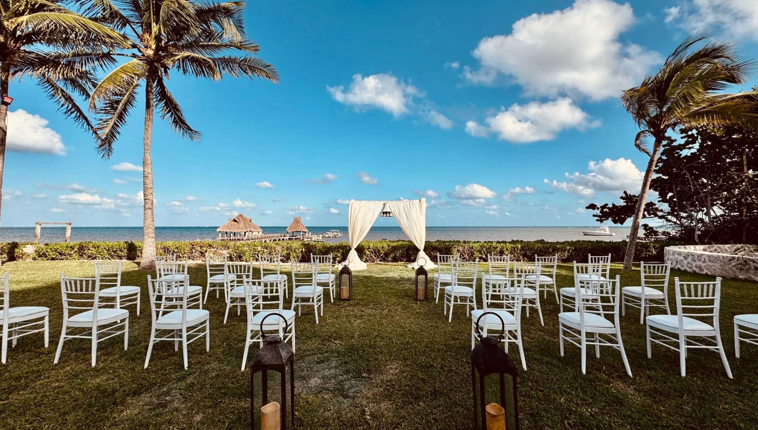 thalasso coastal garden venue at Paraiso de la Bonita Riviera Maya
