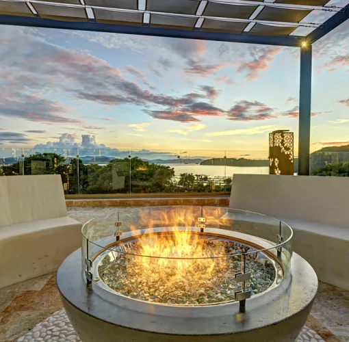 fire pit at Planet Hollywood Costa Rica