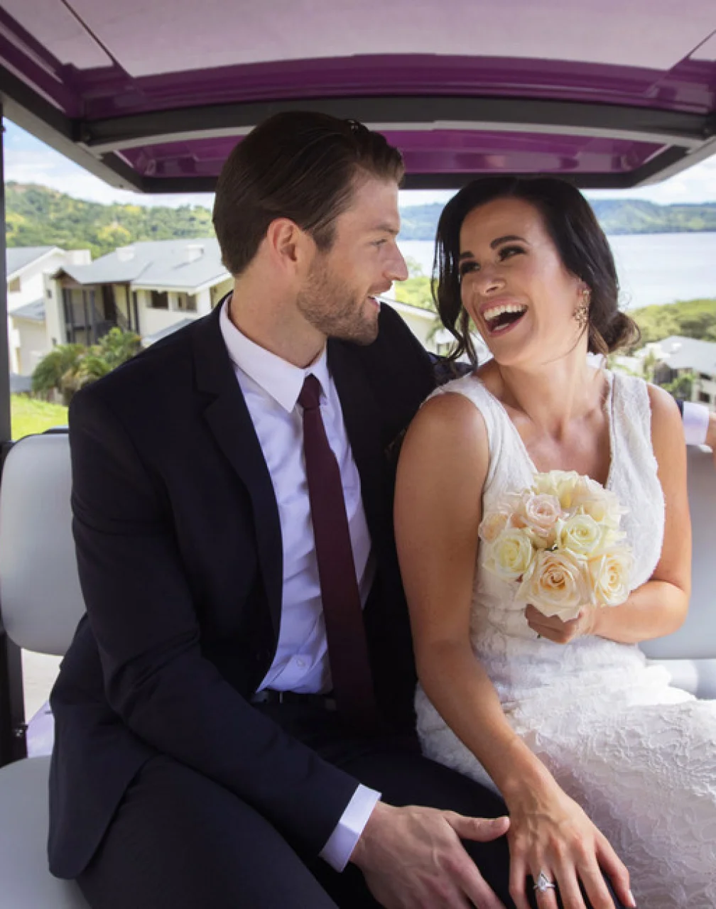 groom and bride at Planet Hollywood Costa Rica