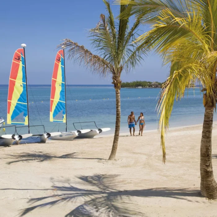 beach at Hotel Riu Montego Bay