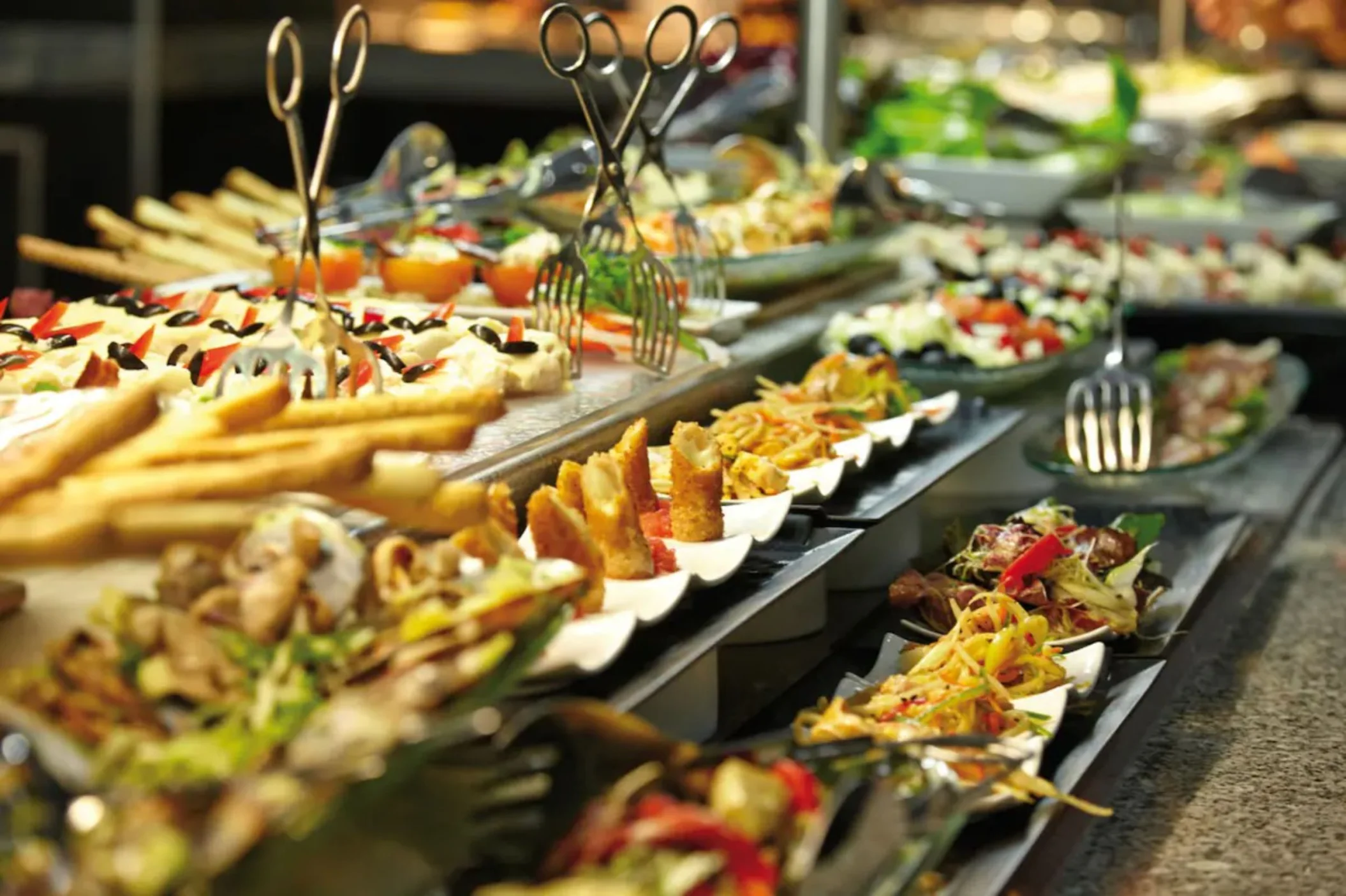 breakfast buffet at Hotel Riu Montego Bay
