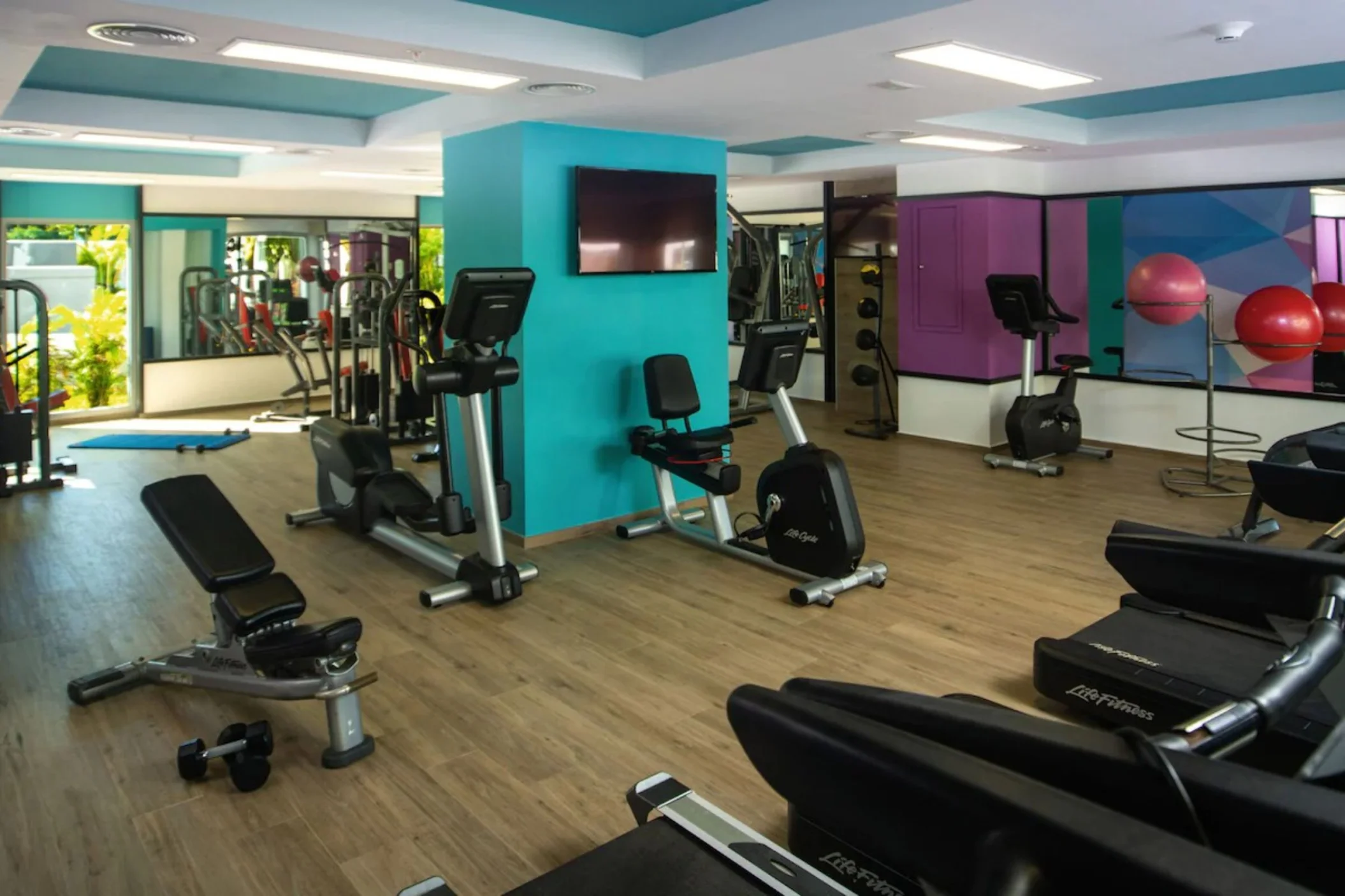 gym at Hotel Riu Montego Bay