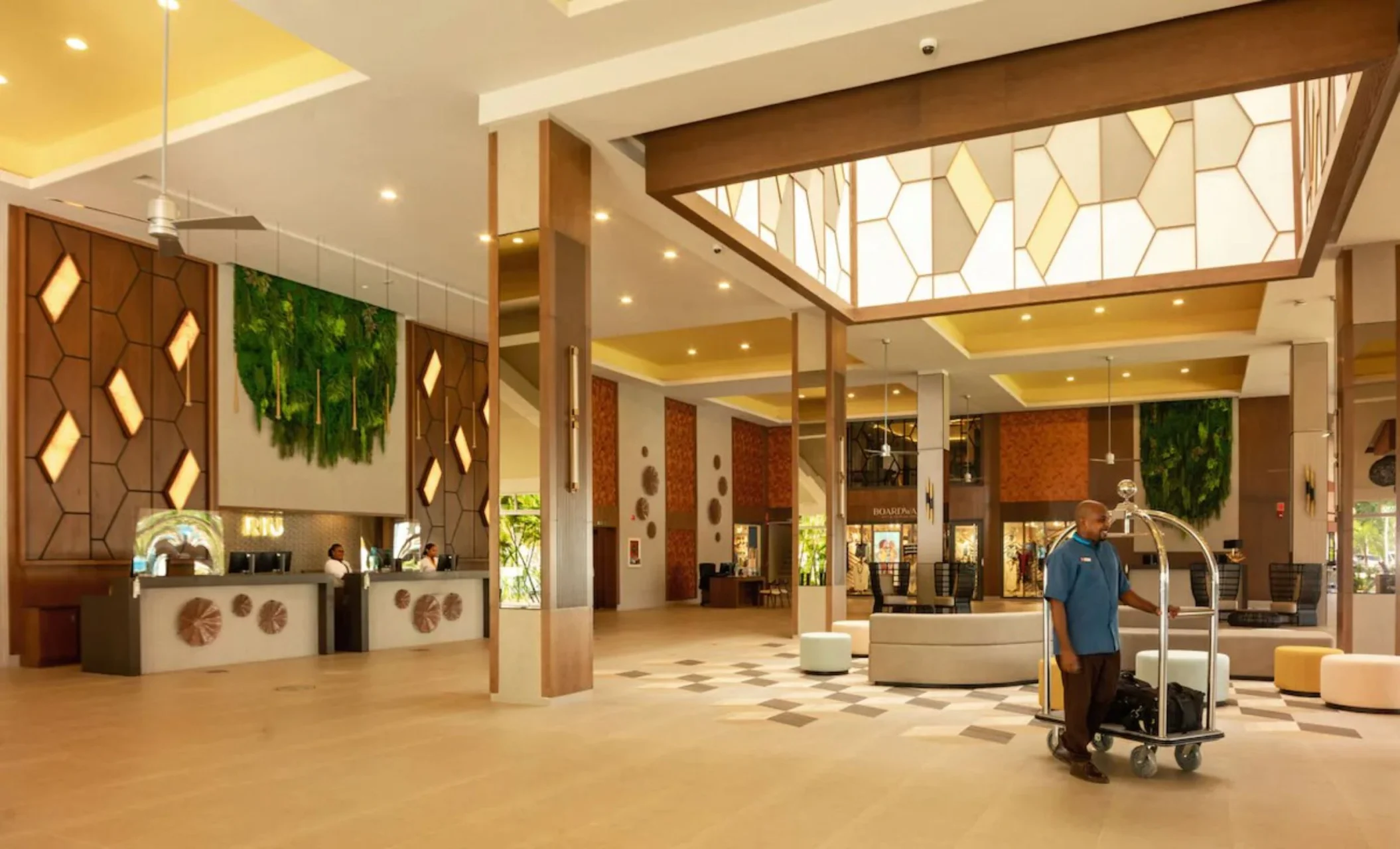 Lobby at Hotel Riu Montego Bay