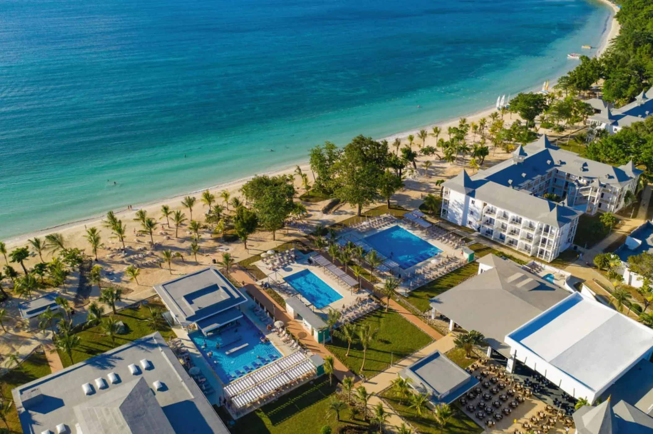 aerial view of Hotel Riu Palace Tropical Bay