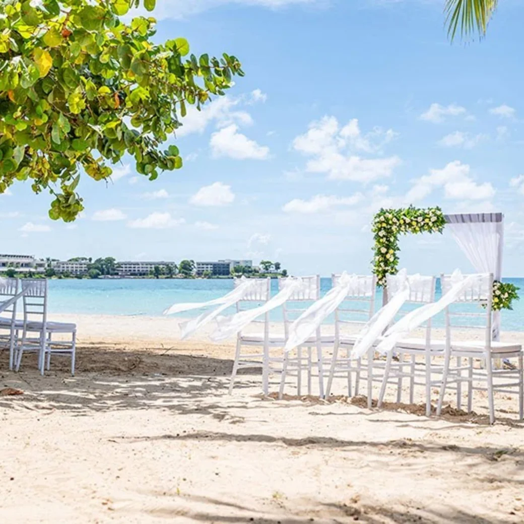 beach venue at Riu Palace Tropical Bay