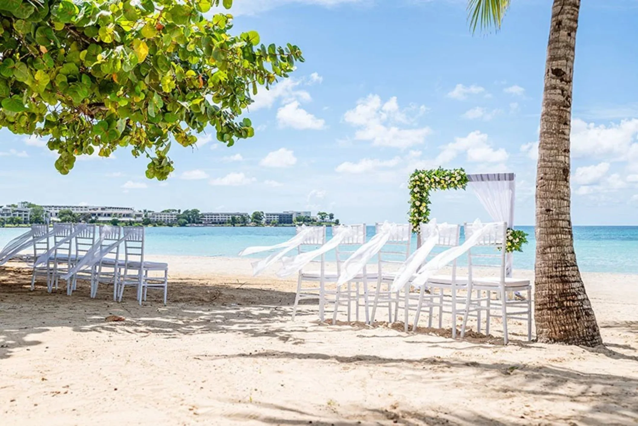 beach venue at Riu Palace Tropical Bay