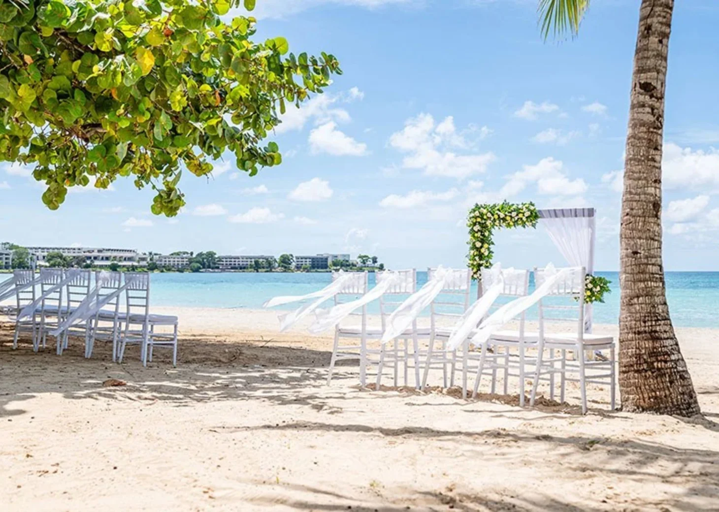 beach venue at Riu Palace Tropical Bay