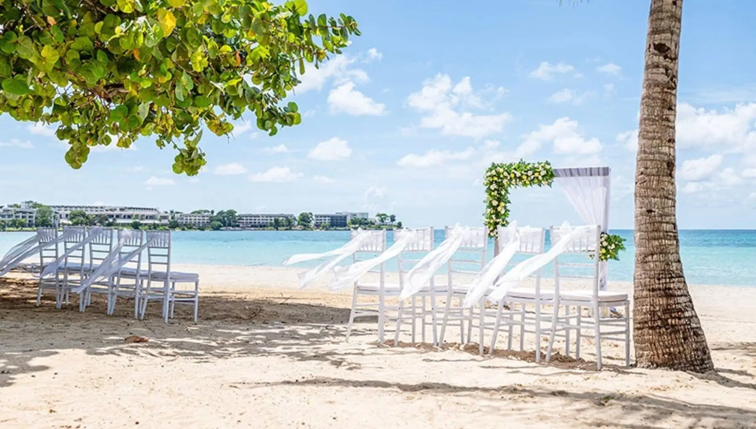 beach venue at Riu Palace Tropical Bay