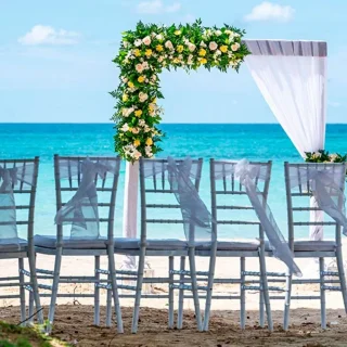 beach wedding venue at Riu Palace Tropical Bay