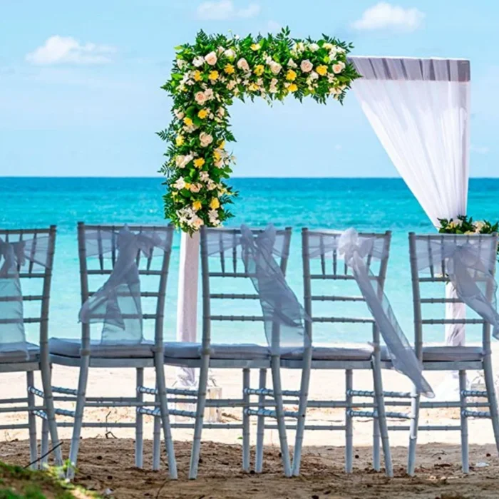 beach wedding venue at Riu Palace Tropical Bay