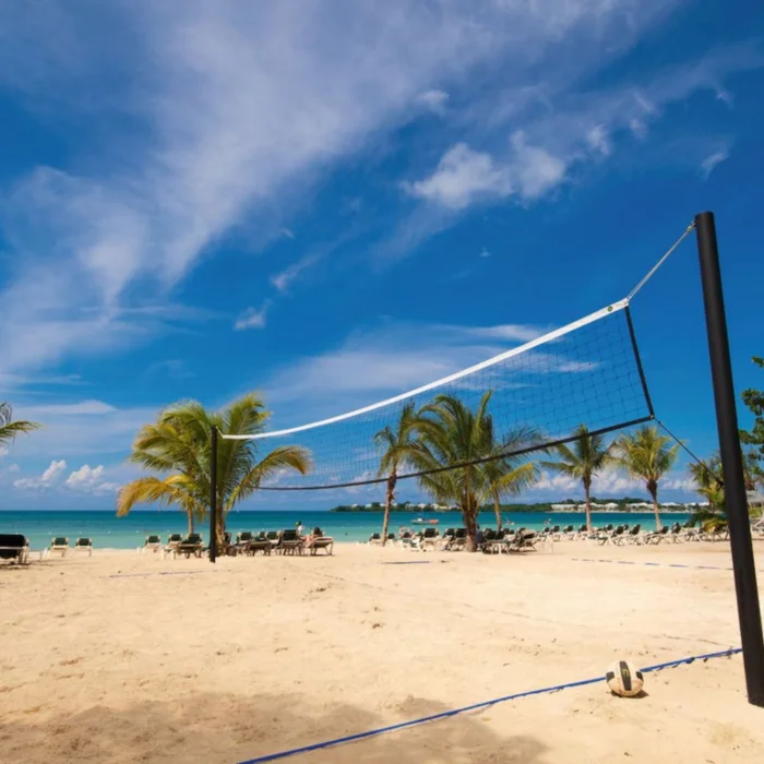 beach volleyball at Riu Palace Tropical Bay
