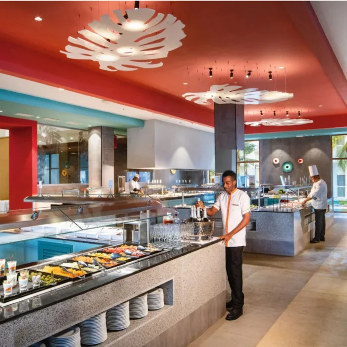 buffet restaurant at Riu Palace Tropical Bay